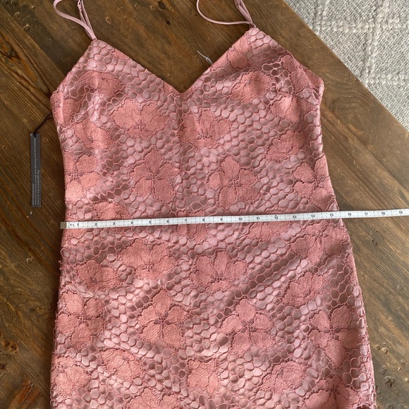 NWT Lace Dress Straps Clay - Pink size Medium - Picture 8 of 14